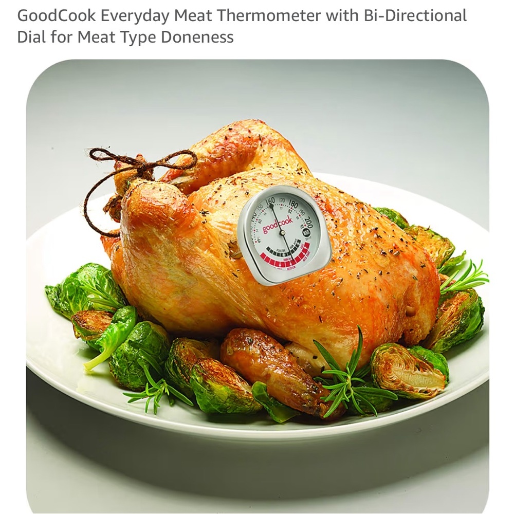 2 for $30 💟Stainless Steel Meat Thermometer for Perfect Cooking